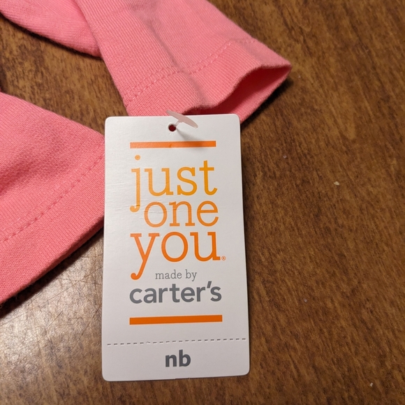 Girls * Just One You * Newborn Jacket  long sleeve w/hood * Pink * New With Tags - Picture 5 of 5